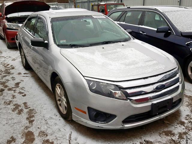 3FAHP0GA2AR110598 - 2010 FORD FUSION S GRAY photo 1