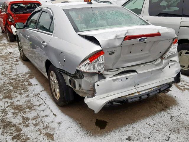 3FAHP0GA2AR110598 - 2010 FORD FUSION S GRAY photo 3