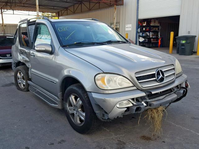 4JGAB57E95A568452 - 2005 MERCEDES-BENZ ML350 SILVER photo 1