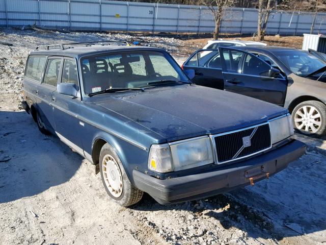 YV1AA8855M1908275 - 1991 VOLVO 240 BASE BLUE photo 1