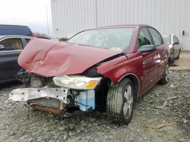 1G8AL55F36Z141102 - 2006 SATURN ION LEVEL BURGUNDY photo 2