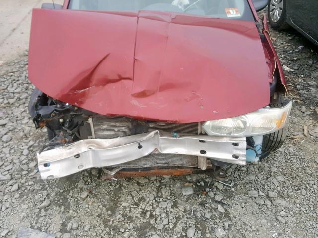 1G8AL55F36Z141102 - 2006 SATURN ION LEVEL BURGUNDY photo 7