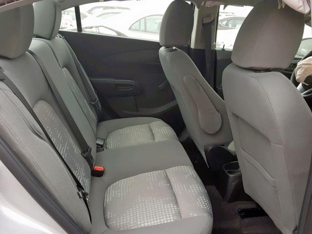 1G1JB5SH9H4173754 - 2017 CHEVROLET SONIC LS 银色 照片 6