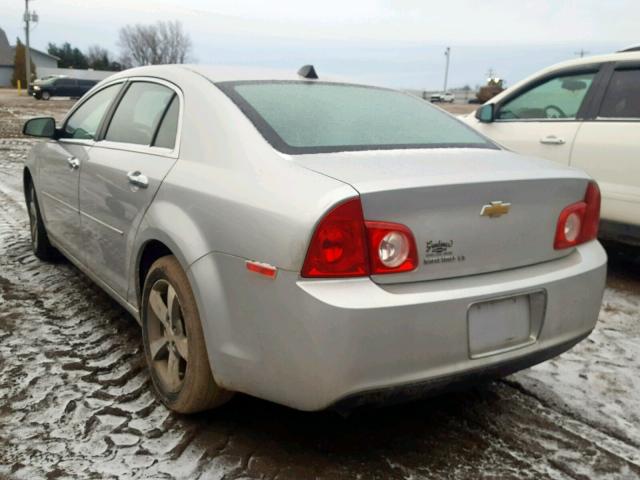 1G1ZC5EU3CF315330 - 2012 CHEVROLET MALIBU 1LT ვერცხლისფერი ფოტო 3