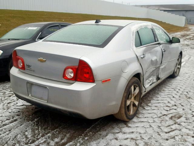 1G1ZC5EU3CF315330 - 2012 CHEVROLET MALIBU 1LT ვერცხლისფერი ფოტო 4