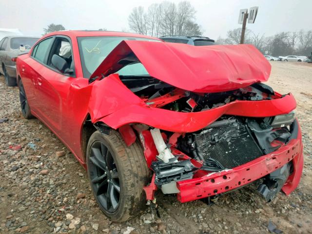 2C3CDXHG1GH188422 - 2016 DODGE CHARGER SX RED photo 1