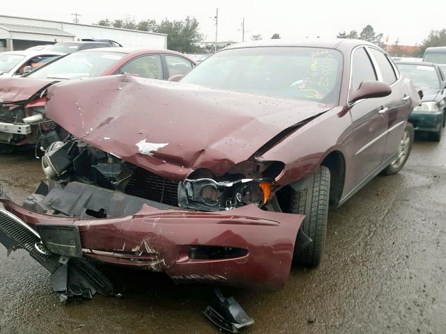 2G4WC552571104924 - 2007 BUICK LACROSSE C BURGUNDY photo 2