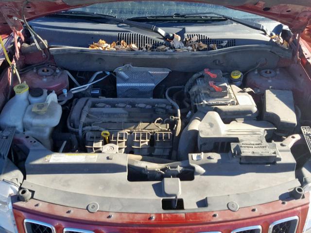 1C4NJCBAXDD169192 - 2013 JEEP COMPASS SP წითელი ფოტო 7