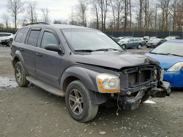 1D4HB48N74F226689 - 2004 DODGE DURANGO SL GRAY photo 1