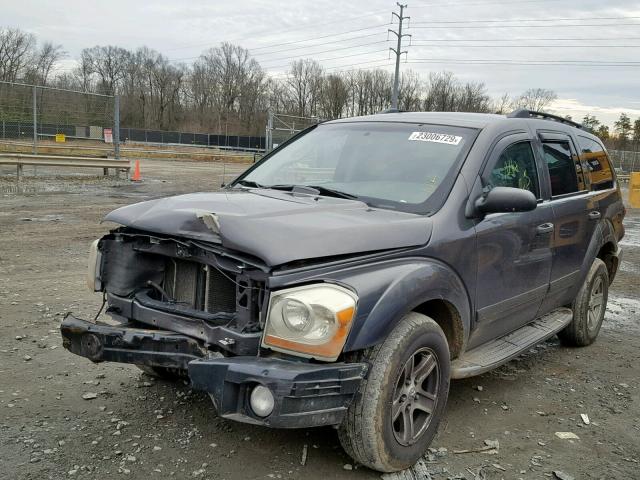 1D4HB48N74F226689 - 2004 DODGE DURANGO SL GRAY photo 2