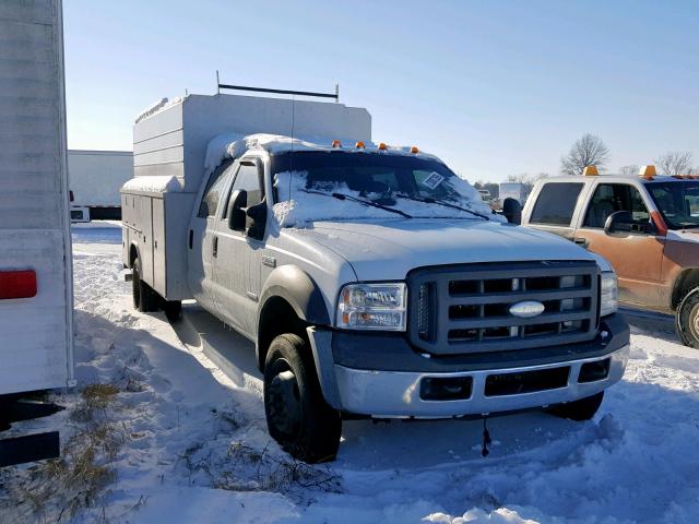 1FDAW57P76EB93774 - 2006 FORD F550 SUPER WHITE photo 1