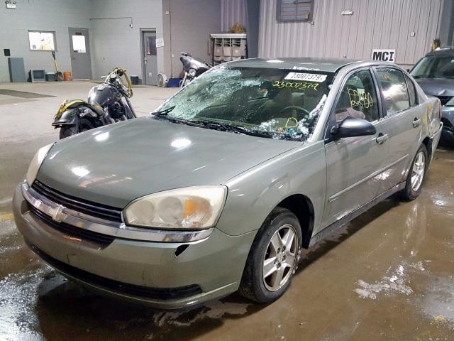 1G1ZT52854F135145 - 2004 CHEVROLET MALIBU LS მწვანე ფოტო 2