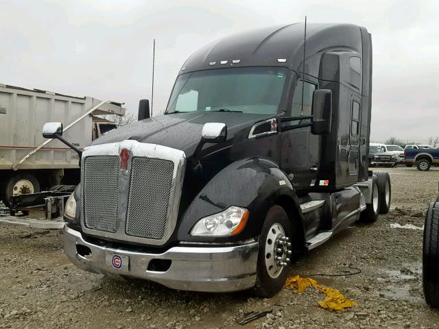 1XKYD48X4GJ486322 - 2016 KENWORTH CONSTRUCTI BLACK photo 2