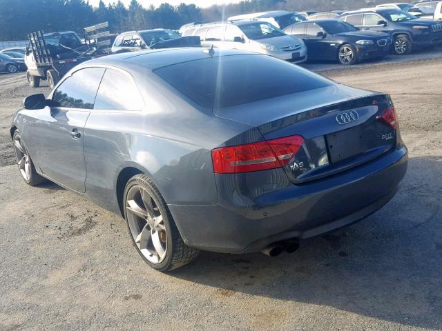 WAULFAFR7BA079927 - 2011 AUDI A5 PREMIUM GRAY photo 3