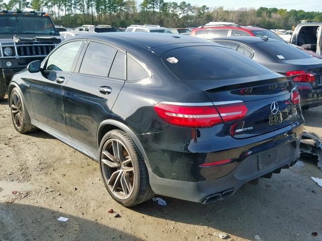 WDC0J8JB8JF434719 - 2018 MERCEDES-BENZ GLC COUPE BLACK photo 3