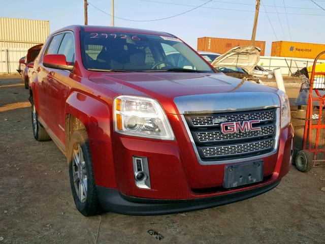 2GKALMEK7E6129787 - 2014 GMC TERRAIN SL BURGUNDY photo 1