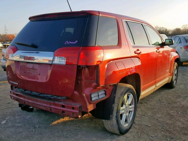 2GKALMEK7E6129787 - 2014 GMC TERRAIN SL BURGUNDY photo 4