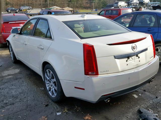 1G6DG577690151051 - 2009 CADILLAC CTS WHITE photo 3