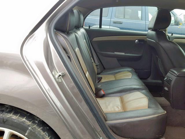 1G1ZE5E77BF322736 - 2011 CHEVROLET MALIBU LTZ ყავისფერი ფოტო 6