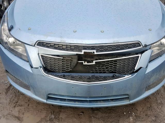 1G1PG5SC7C7185280 - 2012 CHEVROLET CRUZE LT BLUE photo 9