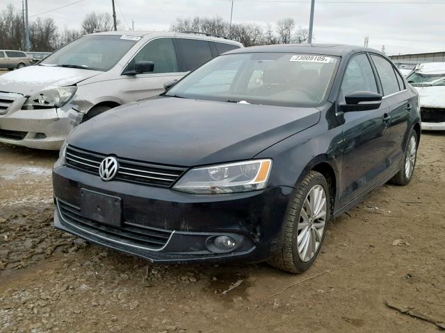 3VWLZ7AJ9BM355667 - 2011 VOLKSWAGEN JETTA SEL 黑色 照片 2