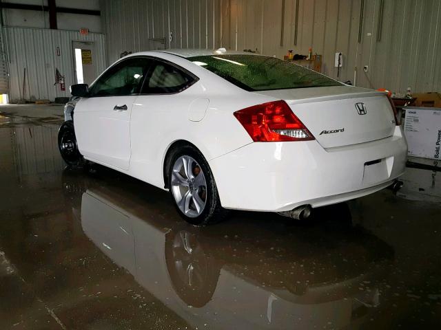 1HGCS2B80CA003938 - 2012 HONDA ACCORD EXL WHITE photo 3