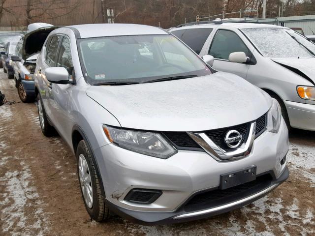 KNMAT2MV2GP700763 - 2016 NISSAN ROGUE S GRAY photo 1