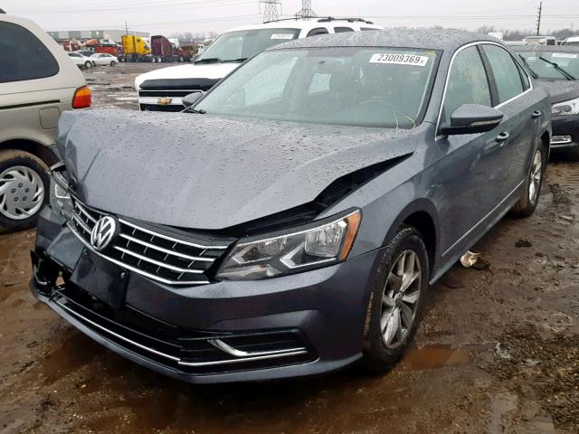 1VWAT7A37GC058139 - 2016 VOLKSWAGEN PASSAT S GRAY photo 2