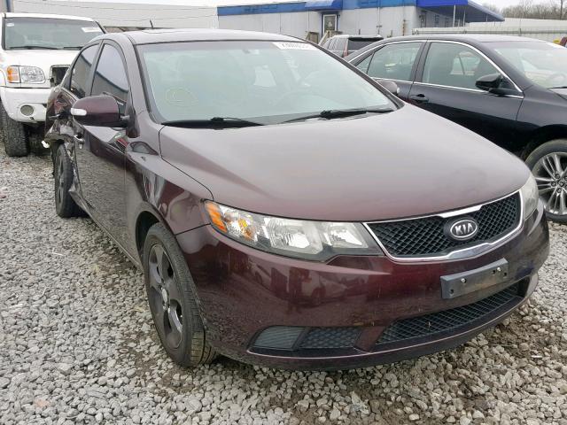 KNAFU4A22A5077833 - 2010 KIA FORTE EX BURGUNDY photo 1