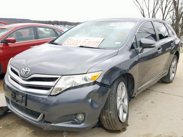 4T3ZK3BB5DU058334 - 2013 TOYOTA VENZA LE GRAY photo 2