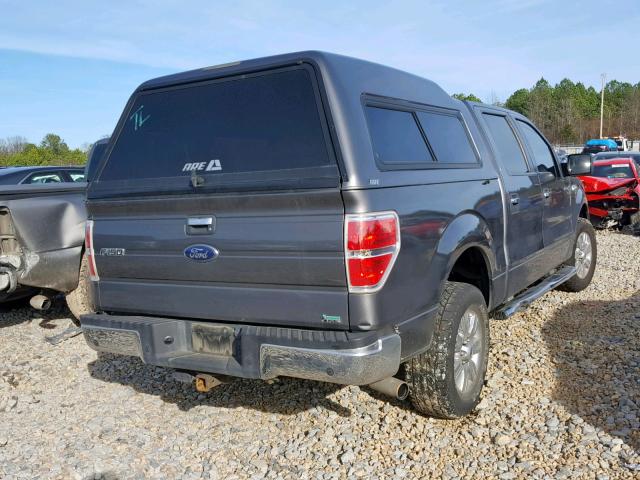 1FTFW1CF6BFC93773 - 2011 FORD F150 SUPER GRAY photo 4