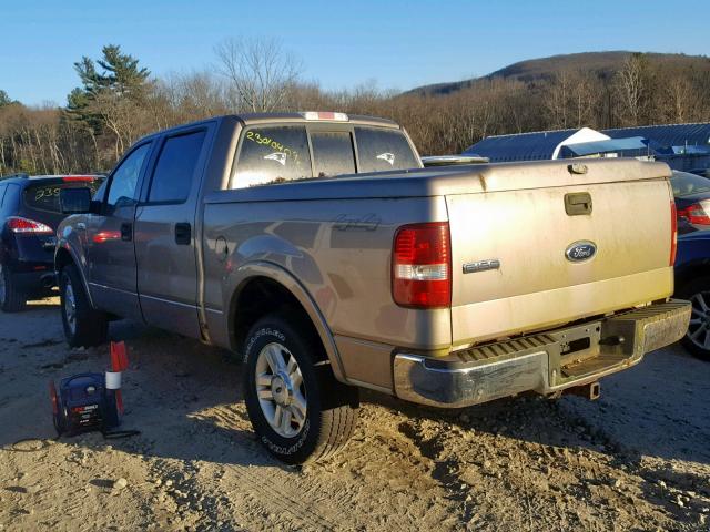 1FTPW14524KB76678 - 2004 FORD F150 SUPER BROWN photo 3