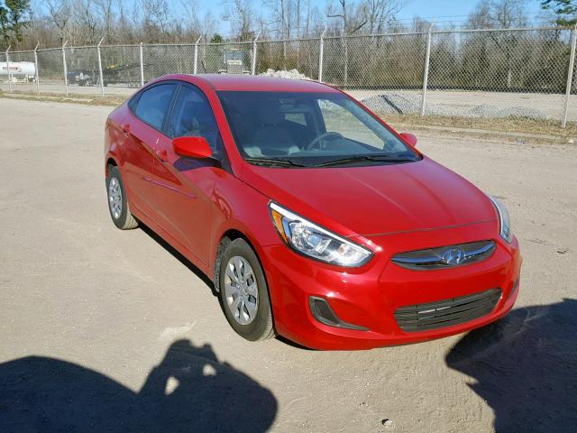 KMHCT4AE1HU320787 - 2017 HYUNDAI ACCENT SE RED photo 1