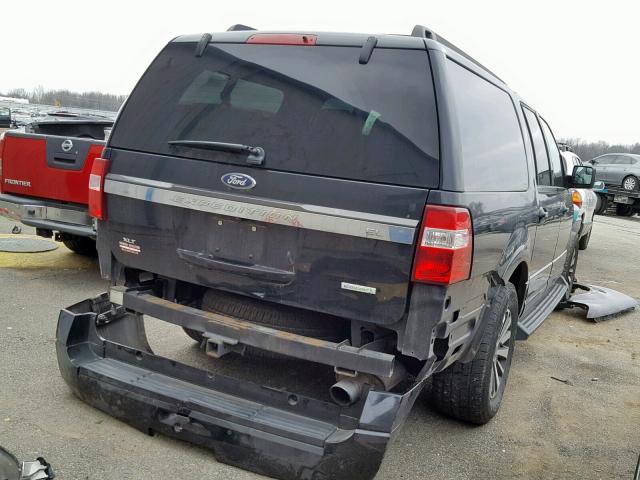 1FMJK1HT0FEF23884 - 2015 FORD EXPEDITION BLACK photo 4