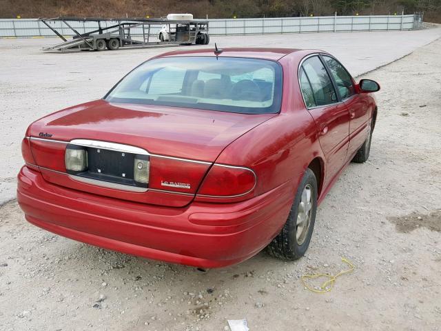 1G4HR54K45U250080 - 2005 BUICK LESABRE LI RED photo 4