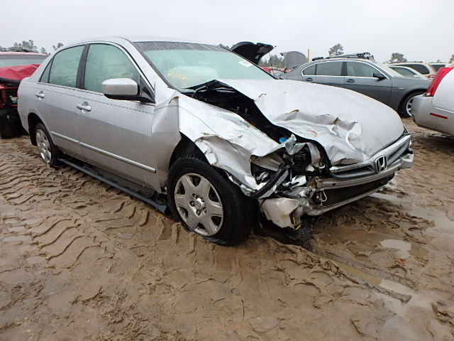 1HGCM56467A148197 - 2007 HONDA ACCORD LX SILVER photo 1