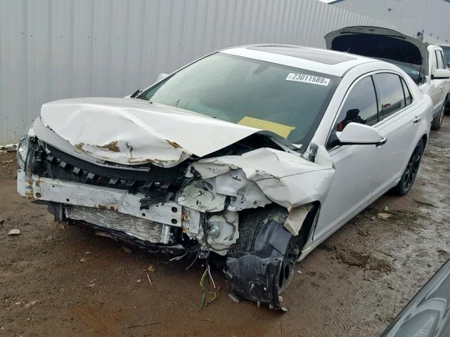 1G1ZE5E76AF313914 - 2010 CHEVROLET MALIBU LTZ WHITE photo 2