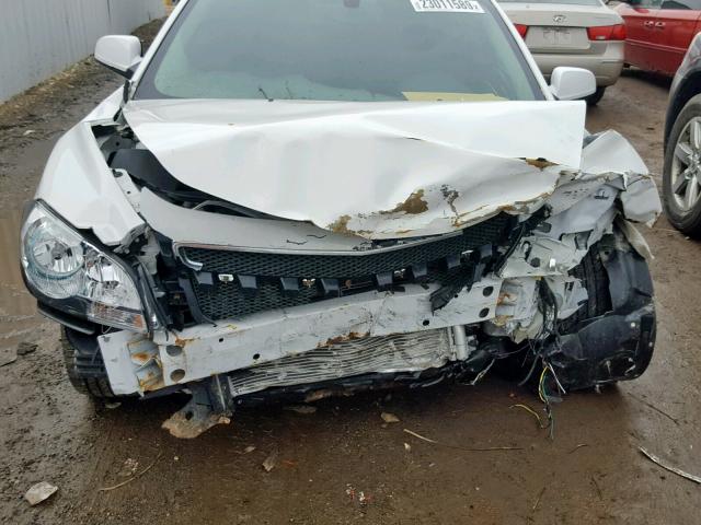 1G1ZE5E76AF313914 - 2010 CHEVROLET MALIBU LTZ WHITE photo 9