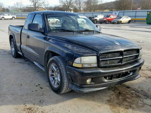 1D7GL72Z33S324679 - 2003 DODGE DAKOTA RT BLACK photo 1