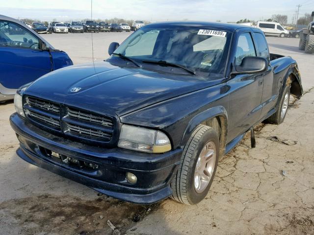 1D7GL72Z33S324679 - 2003 DODGE DAKOTA RT BLACK photo 2