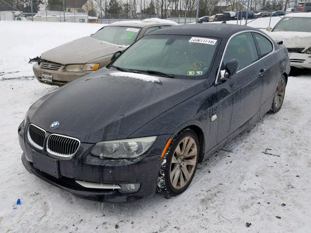 WBAKE5C56BE755039 - 2011 BMW 328 I SULE BLACK photo 2