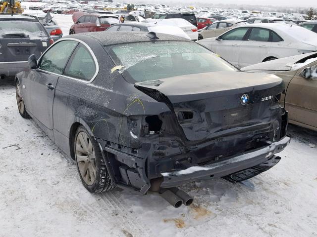 WBAKE5C56BE755039 - 2011 BMW 328 I SULE BLACK photo 3