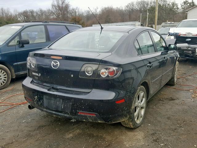 JM1BK32G781170005 - 2008 MAZDA 3 I BLACK photo 4