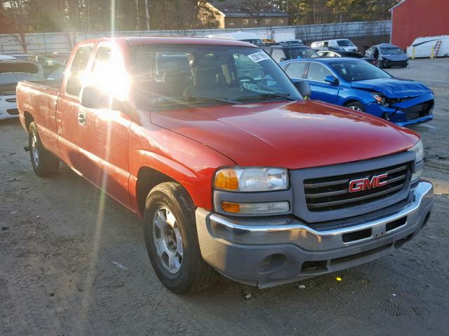 1GTEC19V35E223340 - 2005 GMC NEW SIERRA RED photo 1