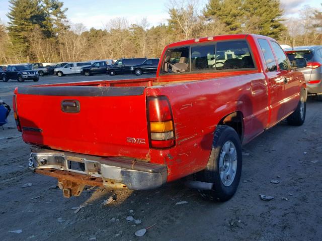 1GTEC19V35E223340 - 2005 GMC NEW SIERRA RED photo 4