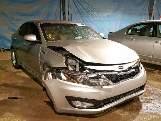 KNAGM4A74D5415382 - 2013 KIA OPTIMA LX SILVER photo 1