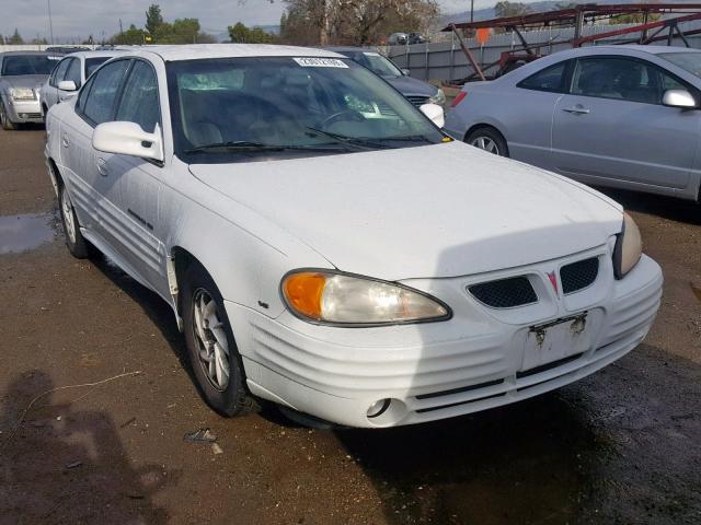 1G2NF52E21M534979 - 2001 PONTIAC GRAND AM S WHITE photo 1