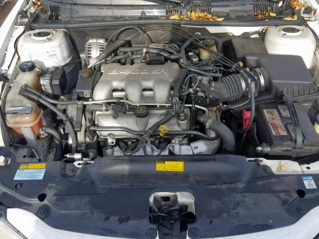 1G2NF52E21M534979 - 2001 PONTIAC GRAND AM S WHITE photo 7