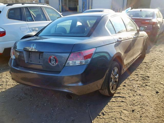 1HGCP2F42AA005616 - 2010 HONDA ACCORD LXP GRAY photo 4