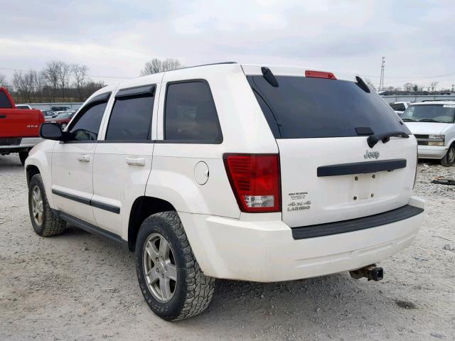 1J8GR48K67C687553 - 2007 JEEP GRAND CHER WHITE photo 3